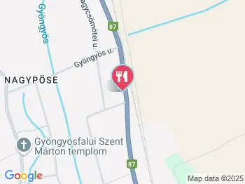 Kovács Szilvia Cukrászda-Söröző Gyöngyösfalu a térképen