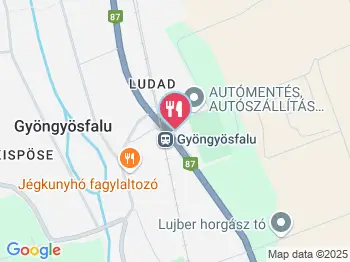 Paprika Diner Gyöngyösfalu a térképen