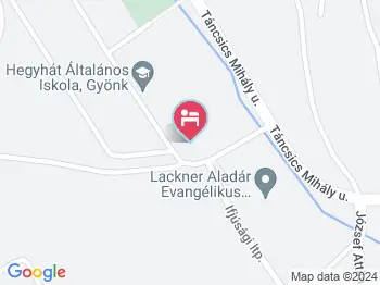 Magyary-Kossa Kastélyszálló Gyönk a térképen