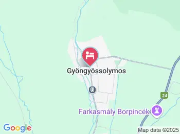 Solymos Panzió Gyöngyössolymos a térképen