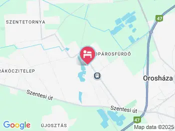 Hotel Flóra Gyopárosfürdő a térképen