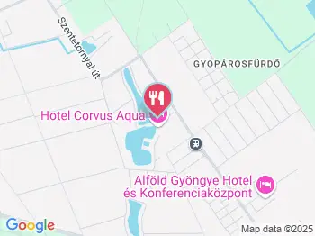 Napsugár Hotel étterme Gyopárosfürdő a térképen