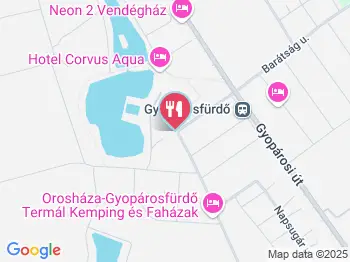 Lángos Büfé - Parkfürdő, Strand Gyopárosfürdő a térképen