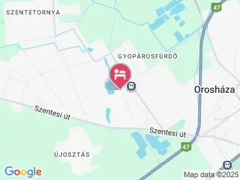 Napsugár Hotel Gyopárosfürdő a térképen