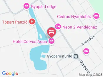 Napsugár Hotel Gyopárosfürdő Gyopárosfürdő a térképen