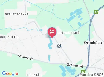 Sándor Apartman Gyopárosfürdő a térképen