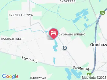 Tópart Panzió Gyopárosfürdő a térképen