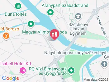 Amstel Hattyú Fogadó étterme Győr a térképen