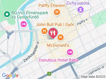 Arrabona Ételbár Győr a térképen