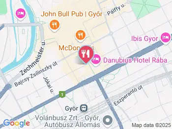 Belga Étterem & Söröző Győr a térképen