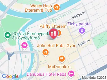 Bergmann Cukrászda (Király u.) Győr a térképen