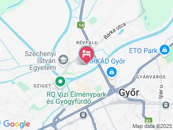 Bomi Apartman Győr a térképen