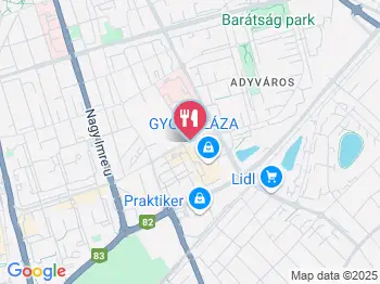 Cosa Nostra Pizzéria & Bár Győr a térképen