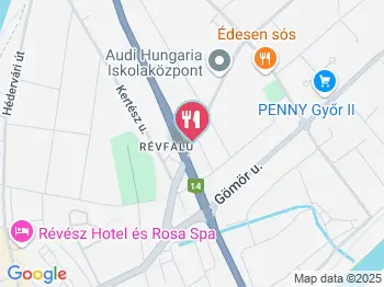 Csülök Sarok Győr a térképen