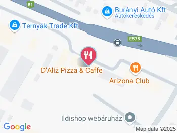 D'Alíz Pizza & Caffe Győr a térképen