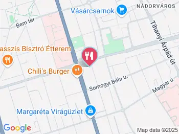 Fenyő Étterem Győr a térképen