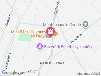 Galgóczi Erzsébet Emlékszoba Győr a térképen