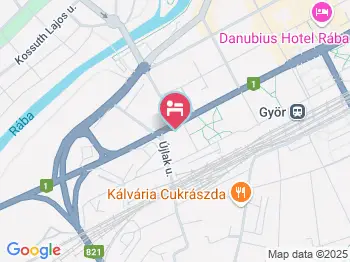 Golden Ball Club Hotel Győr a térképen