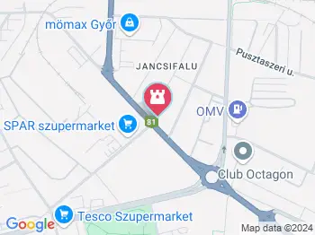 Győri Egyházmegyei Kincstár és Könyvtár Győr a térképen