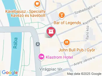 Karmelita-templom Győr a térképen