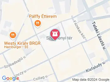 Széchenyi tér Győr a térképen