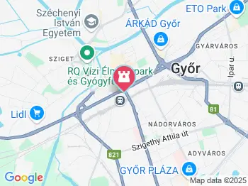 Győri Városháza Győr a térképen