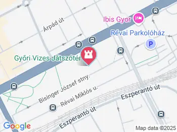 Győri Vizes Játszótér Győr a térképen