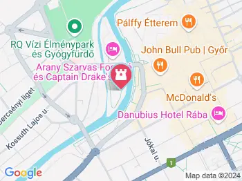 Hősi emlékmű Győr a térképen