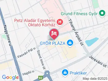Hotel Garzon Plaza Győr a térképen