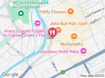 Hotel Klastrom étterme Győr a térképen