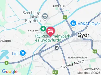 Hotel Klastrom Győr a térképen