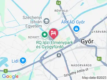 Hotel Schweizerhof Győr a térképen