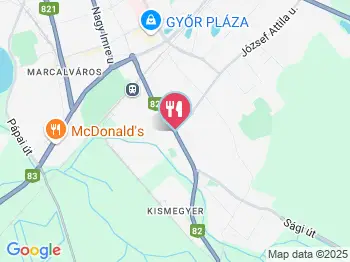 Kakas Étterem Győr a térképen