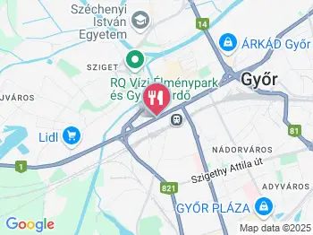 Katalinkert Vendéglő & Panzió Győr a térképen