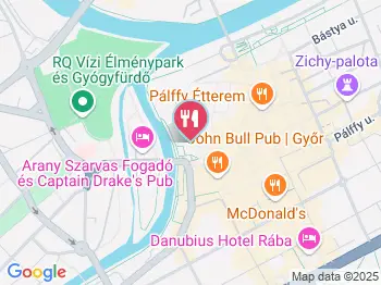 Kávébajusz Győr a térképen