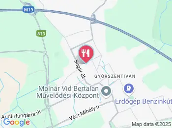 Kék Golyó Étterem és Tekéző Győr a térképen