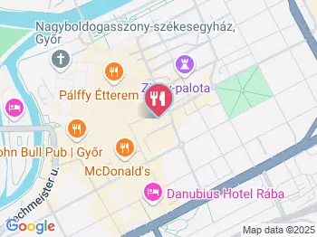 Kertész Panzió Étterme Győr a térképen