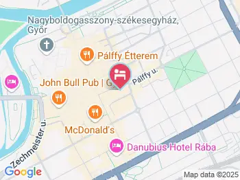 Kertész Panzió Győr a térképen