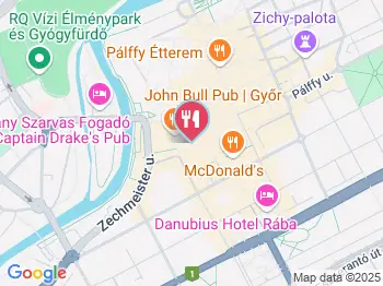 Kisfaludy Gourmet Borbár & Kávébár Győr a térképen