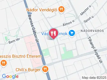Kristály Étterem Győr a térképen