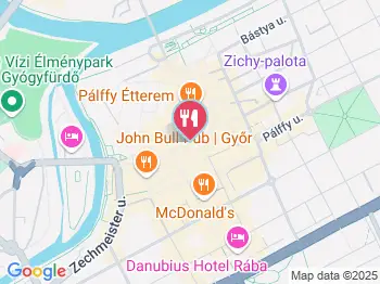 Kuglóf Art Cukrászda Győr a térképen