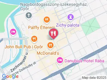 Kulissza Pince és Terasz Győr a térképen