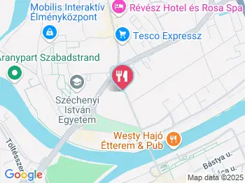 Mackó Kuckó Győr a térképen