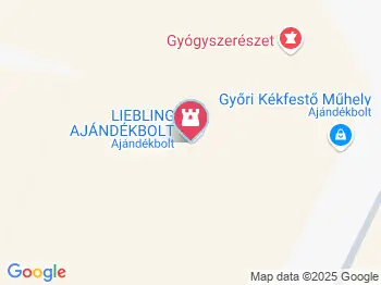 Macskakő koptató túra Győr a térképen