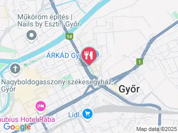 Mall Cafe - Segafredo Kávézó Győr a térképen