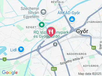 Márka Étterem Győr a térképen