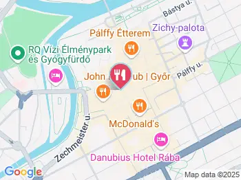 Matias Étterem & Kávéház Győr a térképen