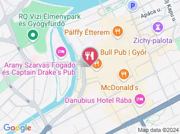 Miskolcz A Bar Győr a térképen