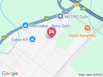 Motel Next Győr a térképen