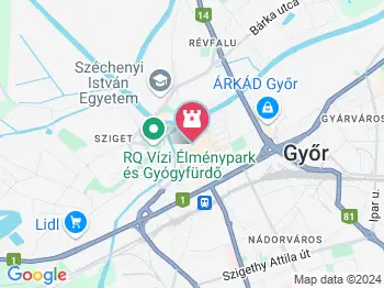 Nagyboldogasszony-székesegyház Győr Győr a térképen